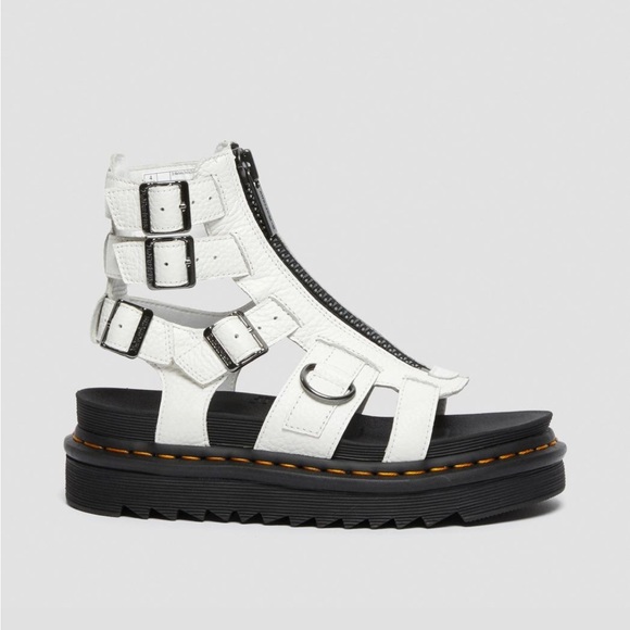 DR MARTENS OLSON ZIPPED LEATHER STRAP SANDAL SIZE: 8 - Picture 6 of 9